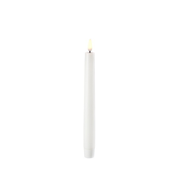 LED Stabkerze 2,3 x 20 cm Nordic White im 2-er Pack